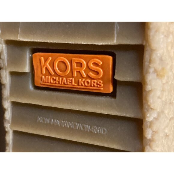 Michael Kors Miss Vanessa Brown Lace-Up Suede Wedge Boots Size 1M New In Box - Picture 6 of 7